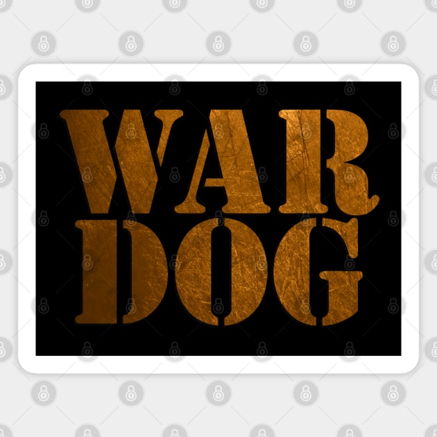 Army Veteran War Dog Magnet by Scar